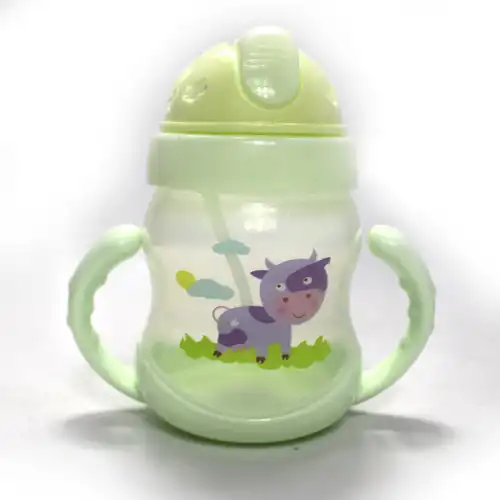 Baby Straw Drinking Cup 200 ml - Green-150B